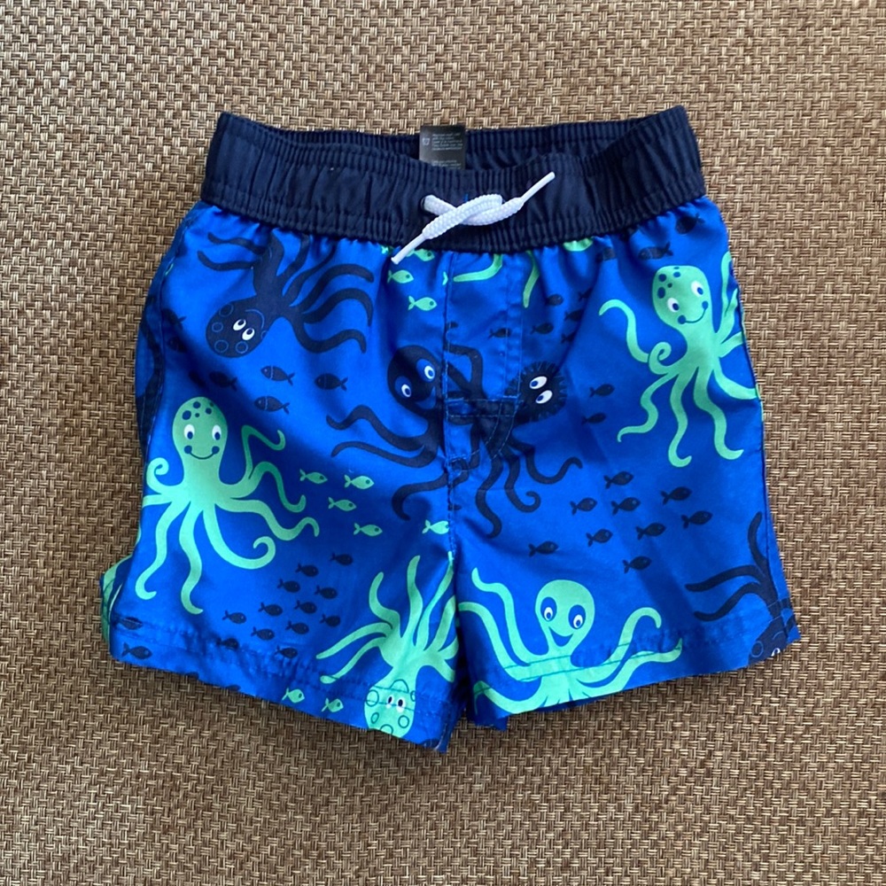George Octopus Fish Swim Trunks 6-12 Months
